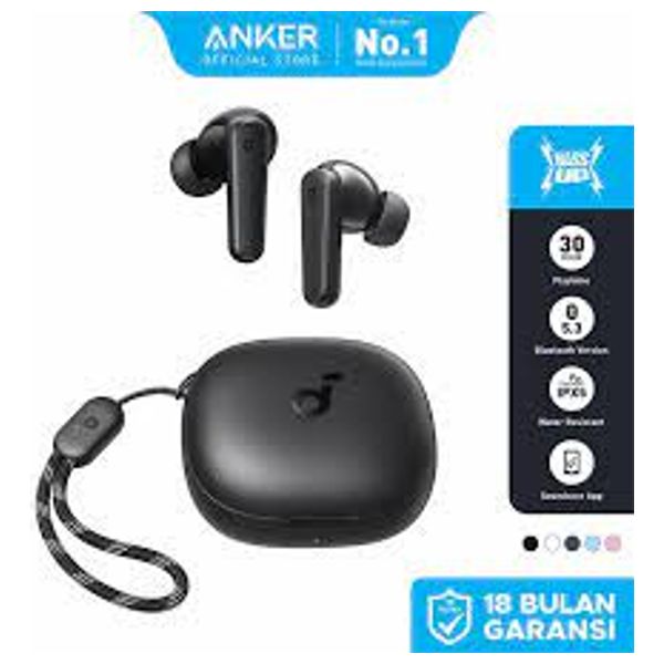    Anker R50i - Bluetooth Headphone In Ear - Noise cancellation - Voice Search - Black 