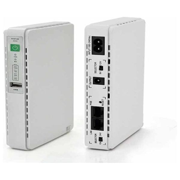  جهاز يو بي اس غولد فيجن  - سعة 10,400mAh - منفذ يو اس بي - ابيض 