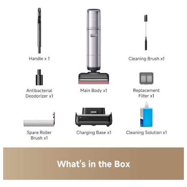  Dream H16-PRO-steam - Wet and Dry Vacuum Cleaner - Cordless - Silver 