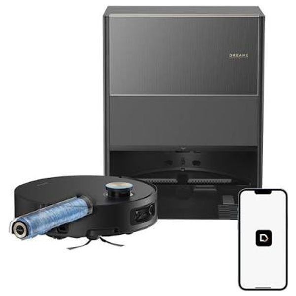  Dream Aqua10-Ultra-Roller - Cordless Robot Vacuum Cleaner - 30000 Pa Suction Power - Black 