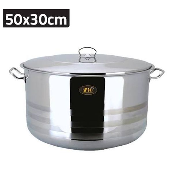  قدر طهي منفرد نوال - سلسلة لندن - 50×30 سم - ZCS-1471T24 - ستانلس ستيل 