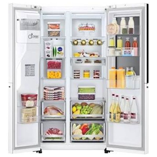  LG GCX-287TVW - Side by Side Refrigerator - 21 ft - White 