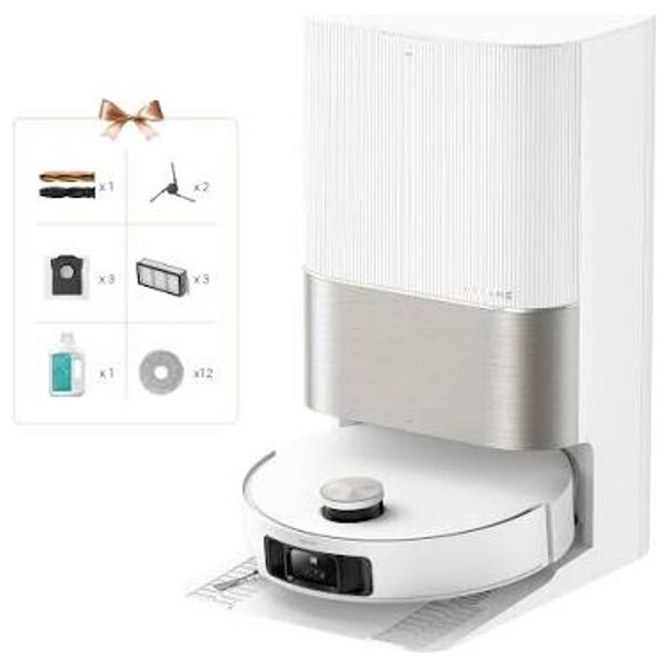  Dream X50-Ultra-Complete-White - Smart Robot Vacuum Cleaner - 20000 Pa Suction Power - 3.2 L - White 