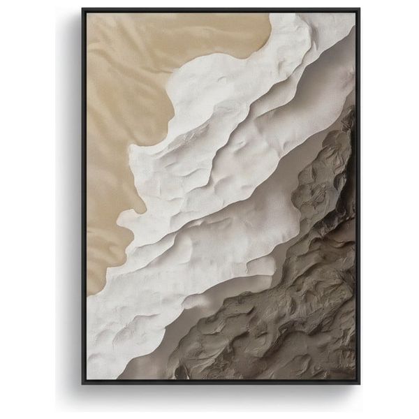 Sadaf CHB 08 - Art painting - White