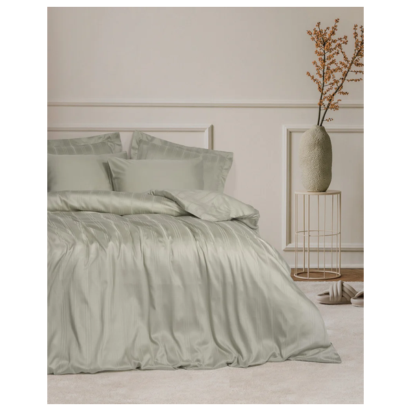  صدف طقم غطاء لحاف مزدوج 220 × 200 سم - 6 قطع - بيجي 