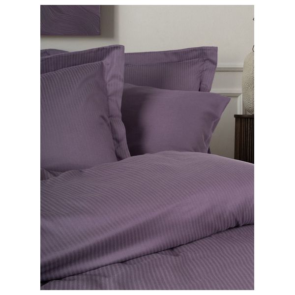  SADAF Comforter Cover Set, Double , 200 x 220cm - 4 Piece - Plum 