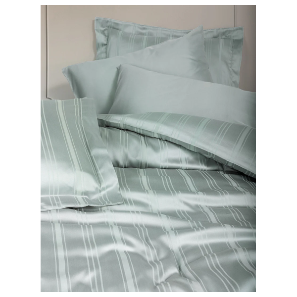  صدف طقم غطاء لحاف مزدوج 220 × 200 سم - 6 قطع - نعناع 