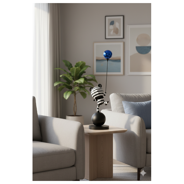  SADAF Shell Ornament with Hanging Ball - HT279-1 