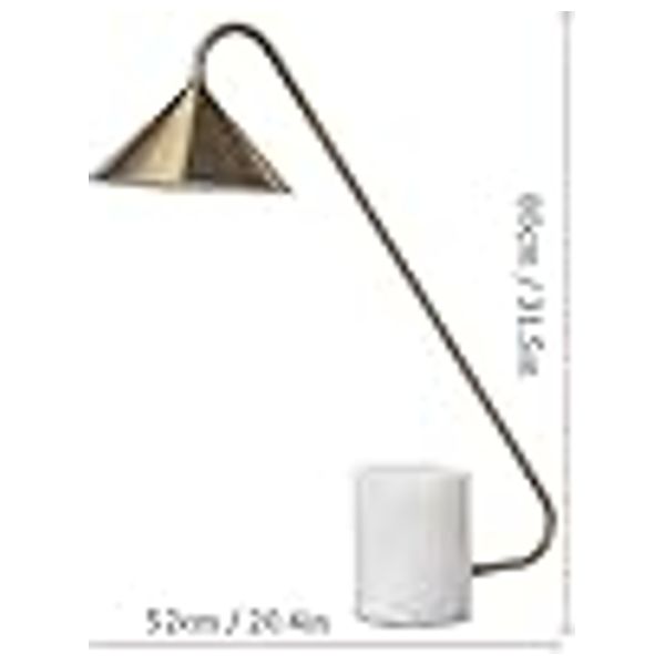  صدف مصباح الطاولة - S214 - ابيض صدفي 