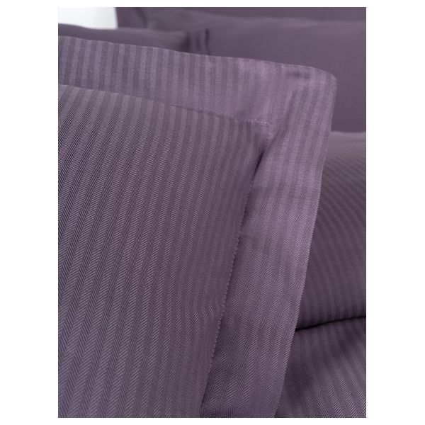  SADAF Comforter Cover Set, Double , 200 x 220cm - 4 Piece - Plum 