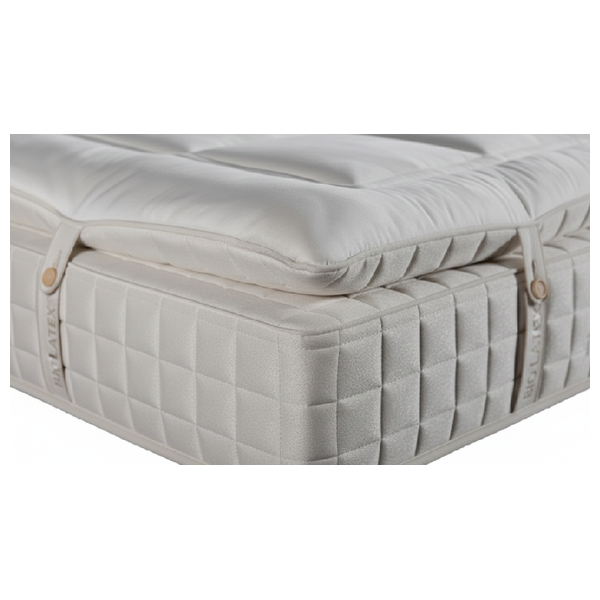  SADAF Biolatex Mattress with Double Pocket Spring - 200×200 cm - Gray 
