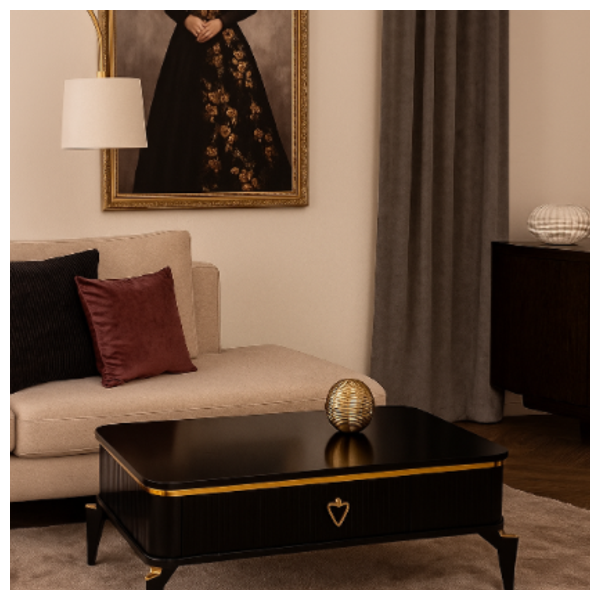  SADAF CM 231 Coffee Table item - Black - CM231 
