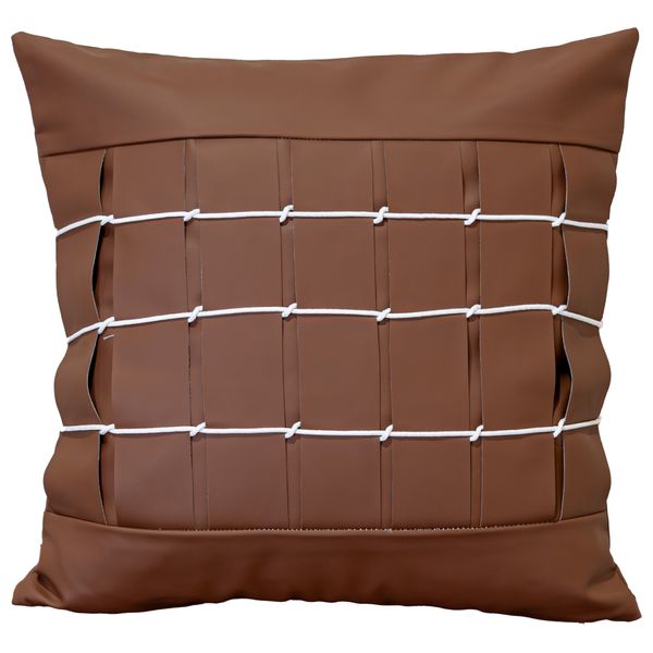  SADAF Pillow Weave Accent - Brown 