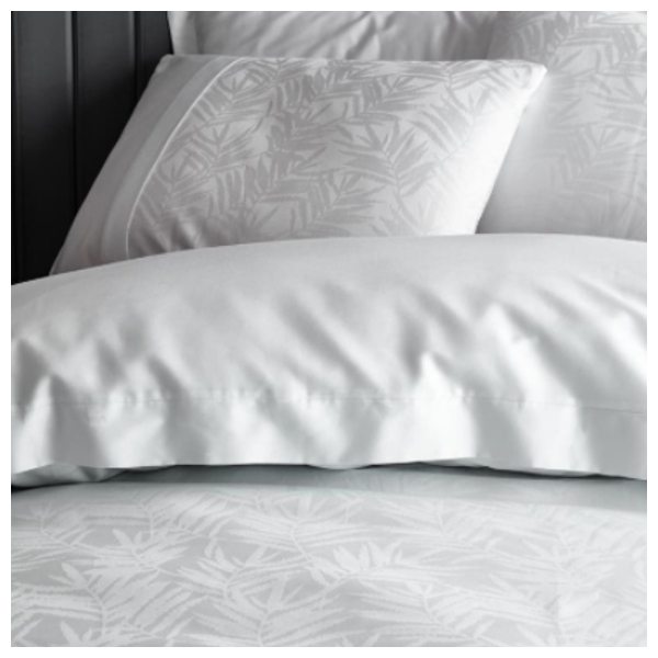  صدف طقم غطاء لحاف مزدوج 220×200 سم - 6 قطع - ابيض 