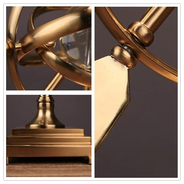  صدف كرة أرميلية مع كرة بلورية - D601 - برونزي 