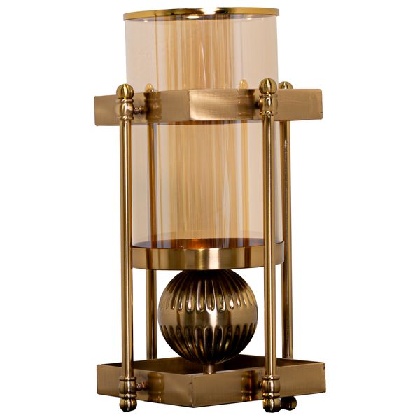  SADAF Small Decorative Cylinder Brass Lantern - D605B 