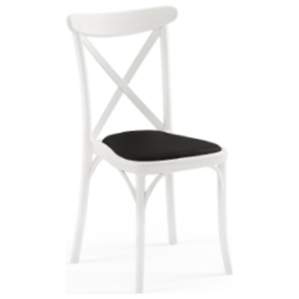  SADAF Chair For Restaurants and Kitchens - White 