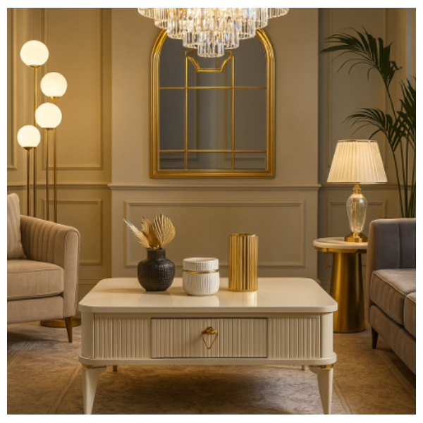  SADAF CM 231 Coffee Table -Beige 