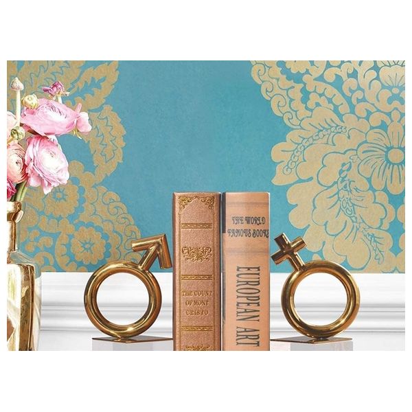  SADAF Decorative Gold Metal Bookends HT-102 
