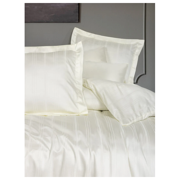  SADAF Comforter Cover Set, Double , 200 x 220cm - 6 Piece - Light Beige 