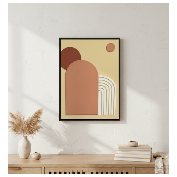  صدف لوحة فنية - T-09 - 80x120 سم 