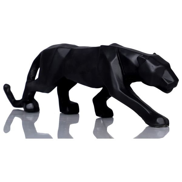  صدف تمثال النمر الهندسي - 2085 - اسود 