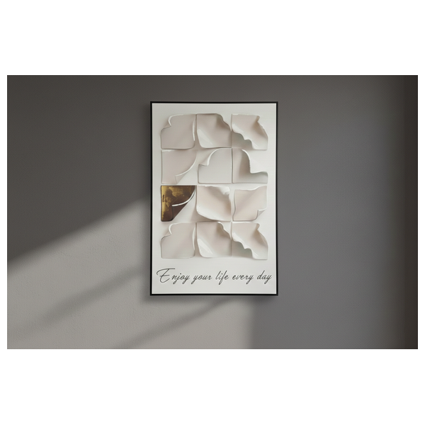  صدف لوحة فنية - CHS 08 - 80x120 سم 