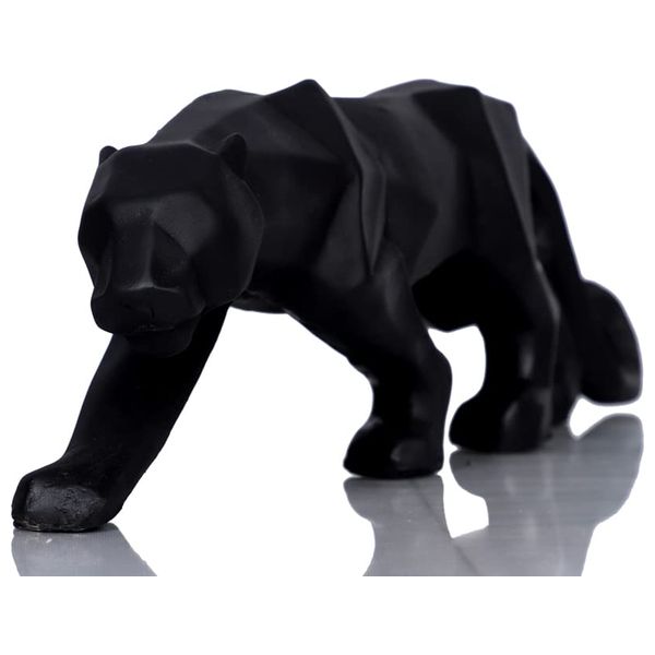  صدف تمثال النمر الهندسي - 2085 - اسود 