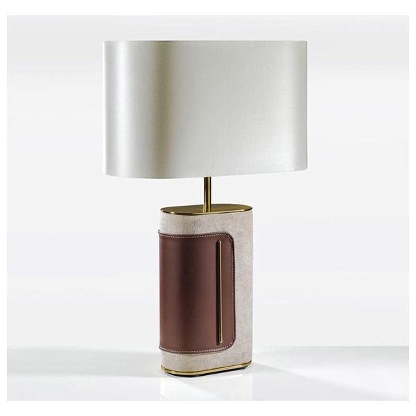  SADAF PU007 - Table Lamp - Brown 
