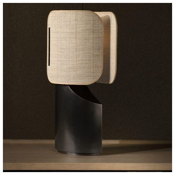  صدف مصباح الطاولة - S367 - اسود 