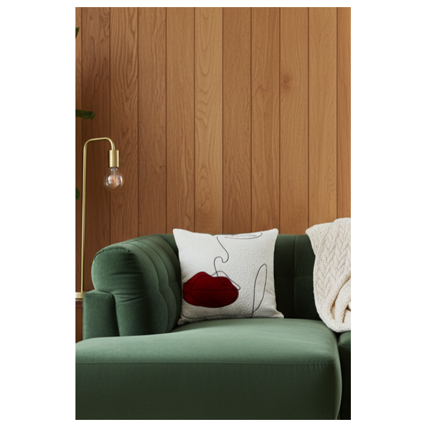  SADAF Abstract Silhouette Pillow - White 