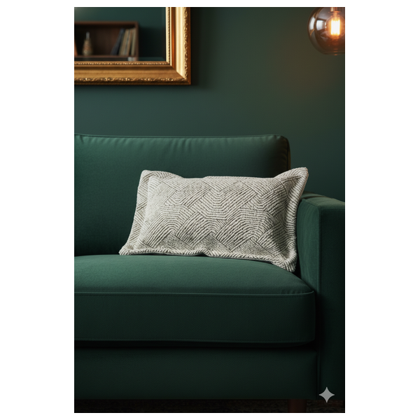  صدف وسادة قطنية منسوجة 