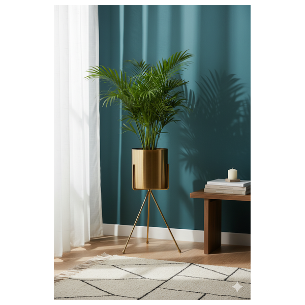  SADAF D85C - Tripod Planter/Vase - Bronze 