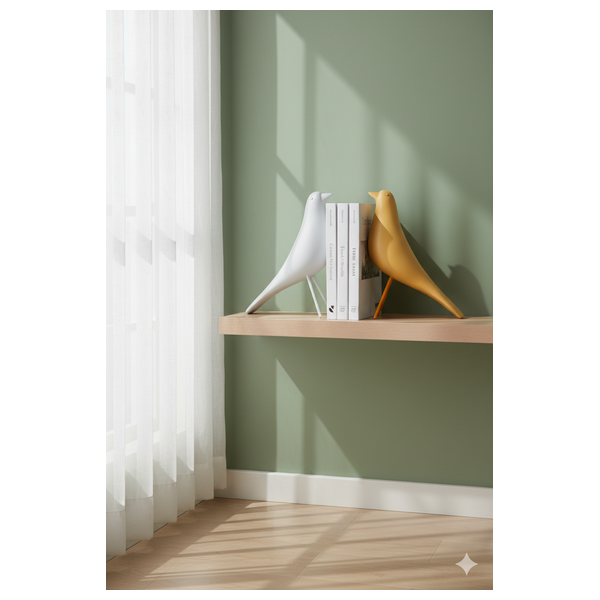  SADAF Modern Abstract Bird Sculpture Bookend - Y19-2 