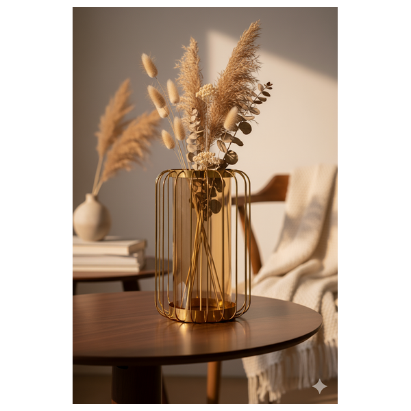  SADAF D633A - Decor Vessel - Bronze 