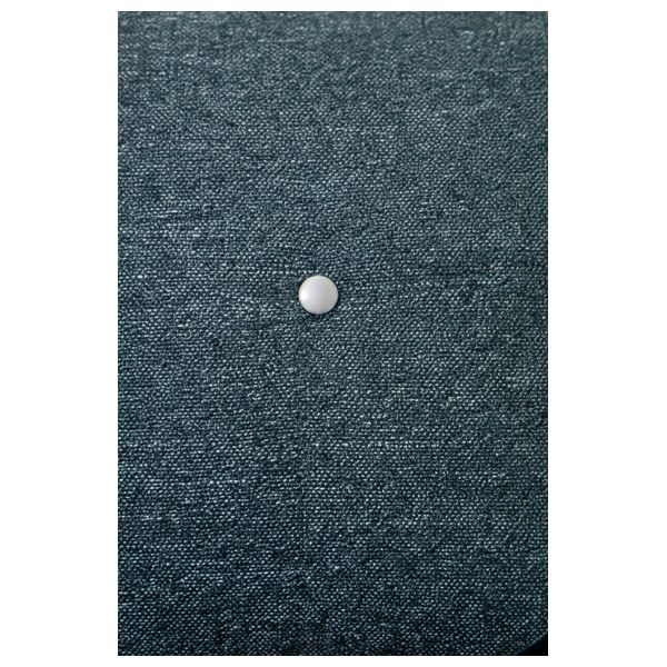  Sadaf Textured Accent Pillow with Faux Leather Detail and Button 