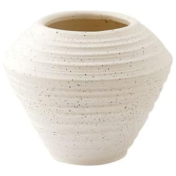  صدف مزهرية من الفخار الحجري المرقط المعاصر - L185 