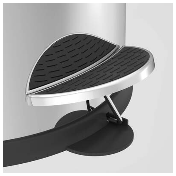  SADAF Pedally Trash Can - Metalic Gray 
