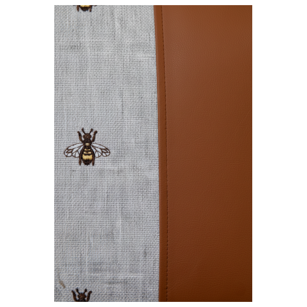  SADAF Artisan Split Fabric Accent Pillow - Brown 