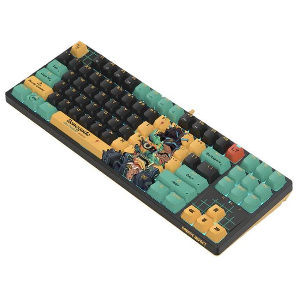 Bloody KAT87REGENADE - Wired Keyboard - RGB‎ - Noise cancellation - Black