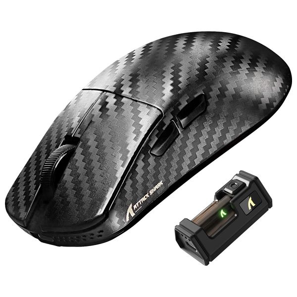  ماوس ألعاب لاسلكي أتاك شارك - MR11 - أسود 