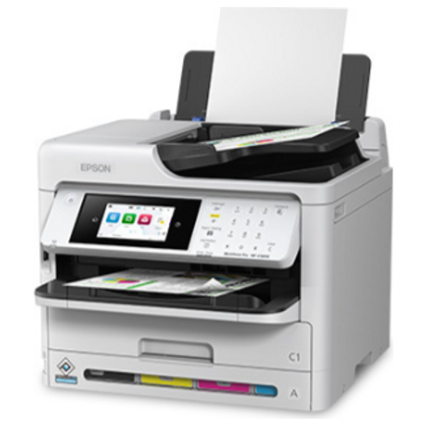  طابعة متعددة الوظائف ملونة ايبسون - WF-C5890 - واي فاي - ابيض 