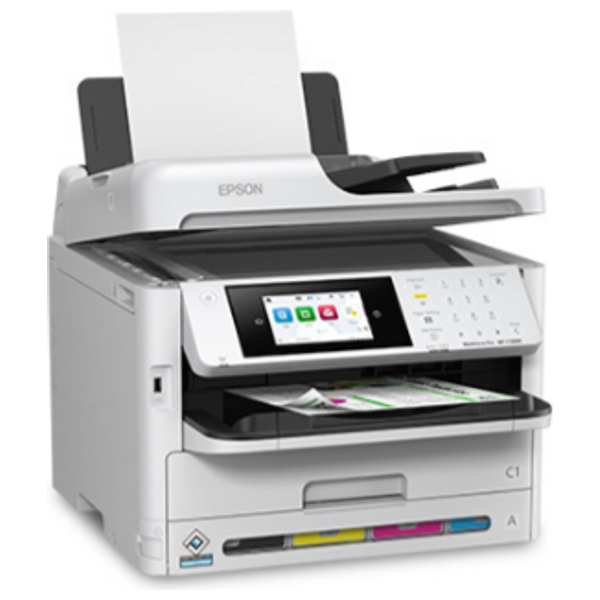  طابعة متعددة الوظائف ملونة ايبسون - WF-C5890 - واي فاي - ابيض 