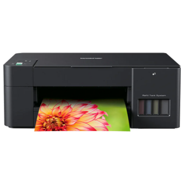طابعة برذز نافثة للحبر الكل في واحد ملونة - MFC-T220DW - دقة تصل إلى ١٢٠٠ × ٦٠٠٠ نقطة في انج - يو اس بي - اسود