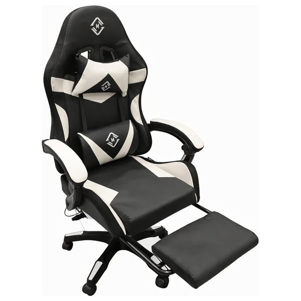 Luxury Leather Gaming Chair with Massage & RGB - Full Adjustable & Controller