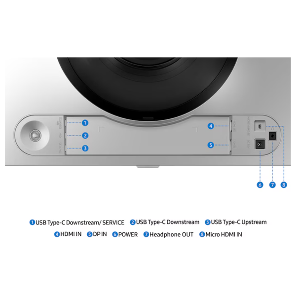 Samsung 49-Inch LS49DG912SMXUE -Series - Curved Monitor - 144Hz - 0.03ms Response Time - OLED