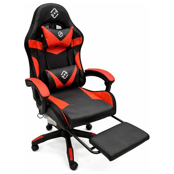 Luxury Gaming Chair with Massage & RGB Lighting - 135° Adjustable Backrest