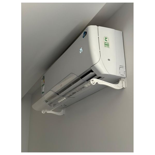  DTC - Adjustable Split Air Conditioner Air Deflector - Transparent 