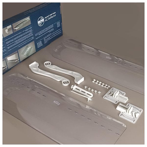  Wheatforms AC-5002 - Split Air Conditioner Air Deflector - Transparent 