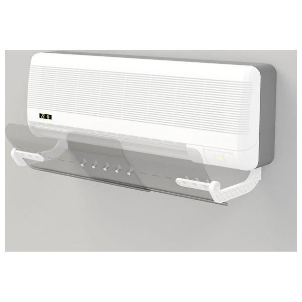  DTC - Adjustable Split Air Conditioner Air Deflector - Transparent 